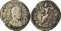Siliqua Coin, Gratian, Trier, Silver, RIC:27f -
