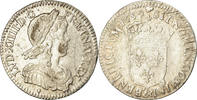 France 1/12 ECU, 10 Sols Coin, Louis XIV, 1/12 Écu à la mèche longue -