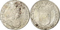France 1/12 ECU, 10 Sols Coin, Louis XIV, 1/12 Écu à la mèche longue -