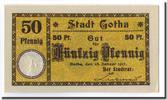 Germany 50 Pfennig Banknote, Gotha Stadt, Blason 1, 1921-01-28 -