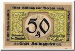 Germany 50 Pfennig Banknote, Kellinghusen, Batiment, 1920-08-06 -