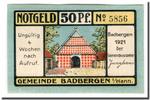 Germany 50 Pfennig Banknote, Badbergen, personnage 1, Mehl:58.1 -