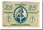 Germany 25 Pfennig Banknote, Lügumkloster, Texte, 1920-01-10 -