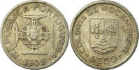 Mozambique 2-1/2 Escudos Coin, Silver, KM:61 -