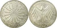 GERMANY - FEDERAL REPUBLIC 10 Mark Coin, Karlsruhe, Silver -