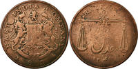 INDIA-BRITISH 1/2 Anna Coin, BOMBAY PRESIDENCY, Copper -