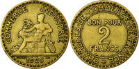 France 2 Francs Coin, Chambre de commerce, Paris -