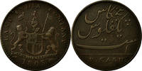 INDIA-BRITISH 5 Cash, 1 Falus Coin, MADRAS PRESIDENCY, Soho Mint -