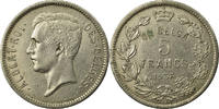 Belgium 5 Francs, 5 Frank Coin, Nickel, KM:97.1 -