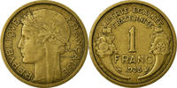 France Franc Coin, Morlon, Paris, Aluminum-Bronze, KM:885 -