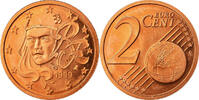France 2 Euro Cent Copper Plated Steel, KM:1283 -