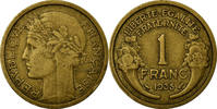 France Franc Coin, Morlon, Paris, Aluminum-Bronze, KM:885 -