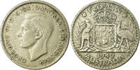 Australia Florin Coin, George VI, Melbourne, Silver, KM:40a -