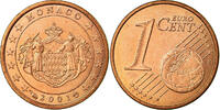 Monaco Euro Cent Copper Plated Steel, KM:167 -