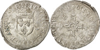 France Douzain aux croissants Coin, Paris, Billon -