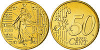 France 50 Euro Cent Brass, KM:1287 -