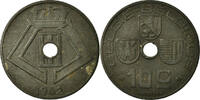 Belgium 10 Centimes Coin, Zinc, KM:126 -
