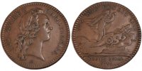 Frankreich Token, Royal, SS, Kupfer, Feuardent:2055 betaalpenning 1741 SS