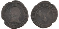France Double Tournois Coin, Rouen, Copper, Duplessy:1152 -
