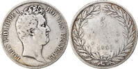 France 5 Francs Coin, Louis-Philippe, Paris, Silver -