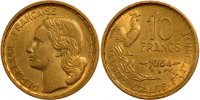 France 10 Francs Coin, Guiraud, Beaumont le Roger -