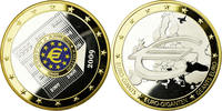 France Medal Europe, Les 10 Ans de l'Union Monétaire, Copper -