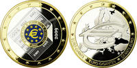 France Medal Europe, Les 10 Ans de l'Union Monétaire, Copper -