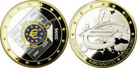 France Medal Géants Euro, Copper Gilt -