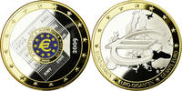 France Medal Géants Euro, Copper Gilt -