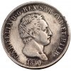 ITALIAN STATES 5 Lire Coin, SARDINIA, Carlo Felice, Silver -
