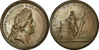 France Medal Louis XIV, Levée de 60000 Matelots, Mauger -
