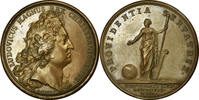 France Medal Louis XIV, Edit contre le Luxe, Mauger, Copper -