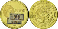 France Medal Les Anciens Francs, billet de 5000 Francs Victoire -