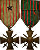 France Medal Croix de Guerre, Une Etoile, Excellent Quality -
