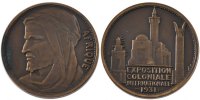 France Token Colonial Exhibition, Copper -