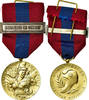 France Medal Armée Nation, Bâtiments de Combat, Uncirculated, Gilt Bronze -