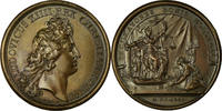 France Medal Louis XIV, La Clémence du Roi, Mauger, Bronze -