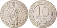 France 10 Francs Coin, Nickel-Bronze, KM:E136, Gadoury:820 -