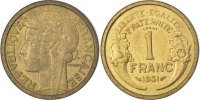 France Franc Coin, Aluminum-Bronze, Gadoury:470 -