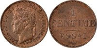 France 1 Centime Coin, Bronze, Gadoury:80 -
