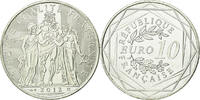 France 10 Euro Hercule, Silver, Gadoury:EU516, KM:2073 -