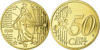 France 50 Euro Cent BE, Brass, KM:1287 -