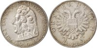 Austria 2 Schilling Coin, Silver, KM:2858 -