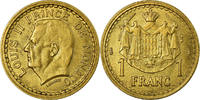 Monaco Franc Coin, Louis II, Undated (1943), Aluminum-Bronze -