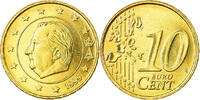 Belgium 10 Euro Cent Brass, KM:227 -