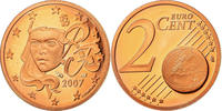 France 2 Euro Cent BE, Copper Plated Steel, KM:1283 -