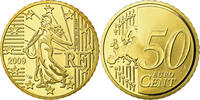 France 50 Euro Cent BE, Brass, KM:1412 -