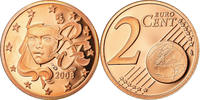 France 2 Euro Cent BE, Copper Plated Steel, KM:1283 -
