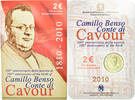 Italy 2 Euro Comte de Cavour, BU, Bi-Metallic, KM:328 -