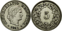Schweiz Münze, Bern, VZ, Copper-nickel, KM:26 5 Rappen 1911 B VZ
